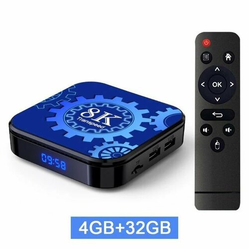 Смарт ТВ Приставка Transpeed RK3528 4/32GB Smart TV Box Rockchip RK3528 HDR10+ 8K Wi-Fi 6 13 Android Bluetooth 5.0 Андроид ТВ Бокс,
