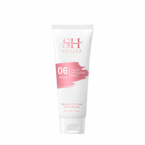 Тонирующая маска для волос Sevich Color Depositing Mask розовая
