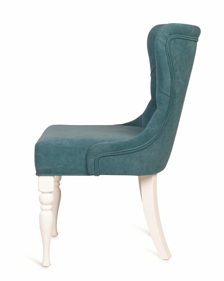 Кресло Вальс (эмаль белая / RS29 - бирюза) — фото 1