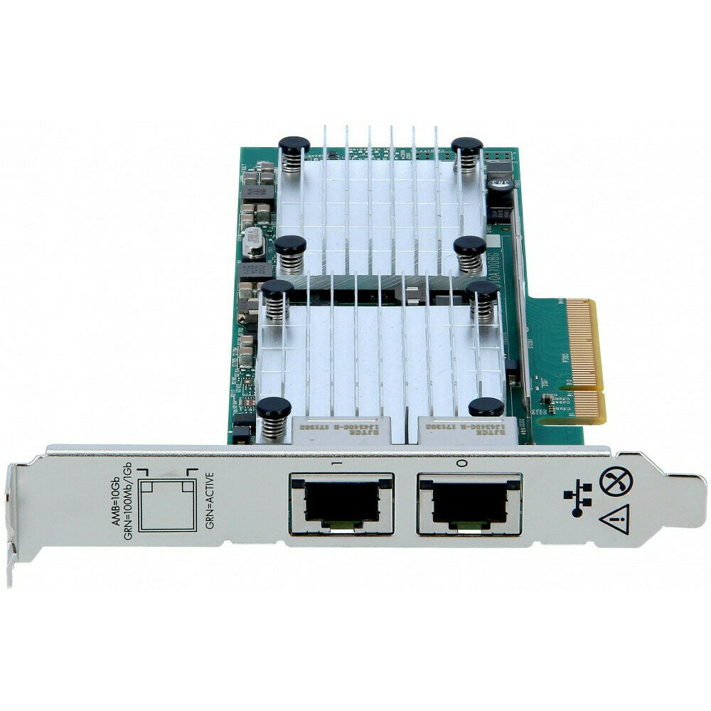 Адаптер HPE Ethernet 10Gb 2P 530T (656596-B21) - фото №7