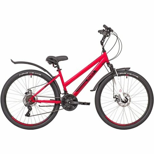 Женский велосипед Rush Hour 26 LADY 515 DISC ST красный рама 15 21 скорость 1964000₽