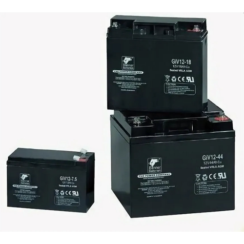 АКБ мото 5,4 А/часа BANNER GIV-S 12-5,4 AGM 12В 90x70x107мм GIV-S12-5,4