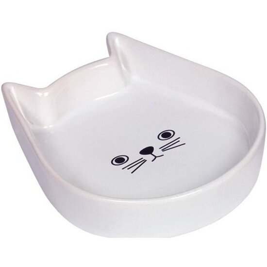 Миска керамическая NOBBY PET NOBBY KITTY FACE 100 мл 13 см x16 см x 3 см белая