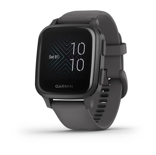 Garmin Venu Sq Slate Aluminum Bezel with Shadow Gray Case and Silicone Band sn:6NQ035419 БУ