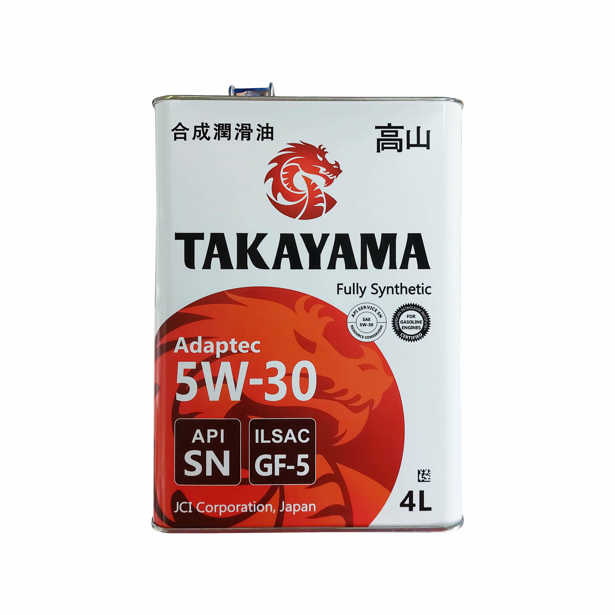 масло моторное TAKAYAMA ILSAC GF-5 API SN SAE 5W-30 4л - фото №13