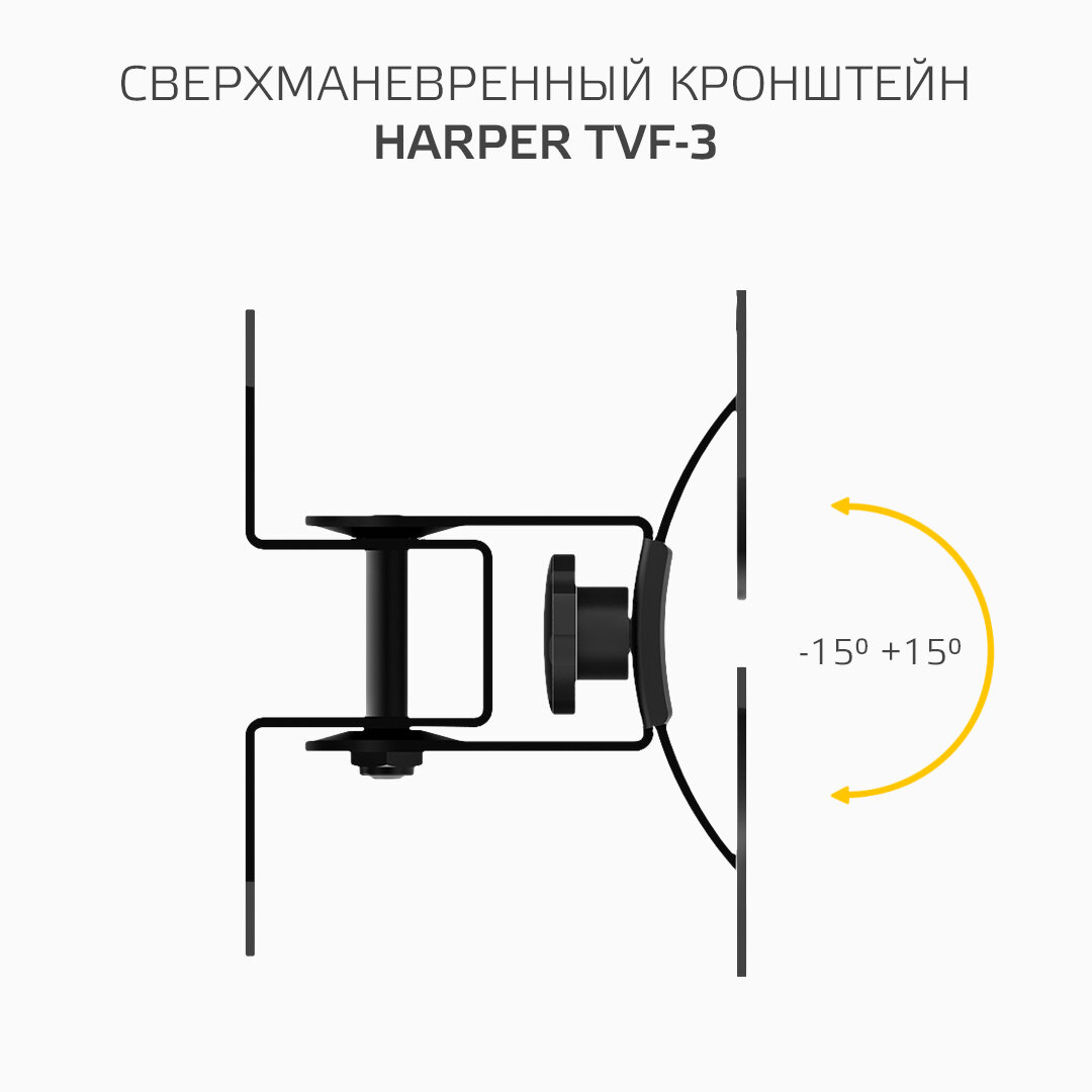 Кронейн на стену HARPER TVF-3