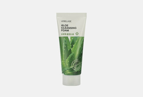 Пенка для умывания с экстрактом алоэ Aloe Cleansing Foam 100 мл