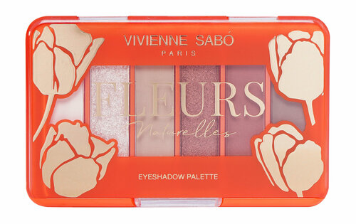 VIVIENNE SABO Палетка теней для век Eyeshadow Palette Palette dombres a paupieres Fleurs naturelles, 5 г, 02