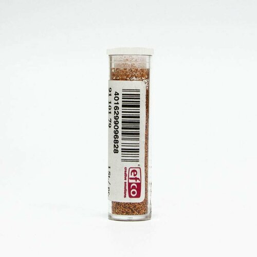 Глиттер, микроблестки экстра-мелкие, медный цвет, 1 шт