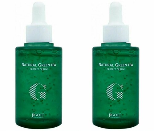 JIGOTT Сыворотка для лица с экстрактом зеленого чая Natural Green Tea Perfect Serum 50мл - 2 штуки