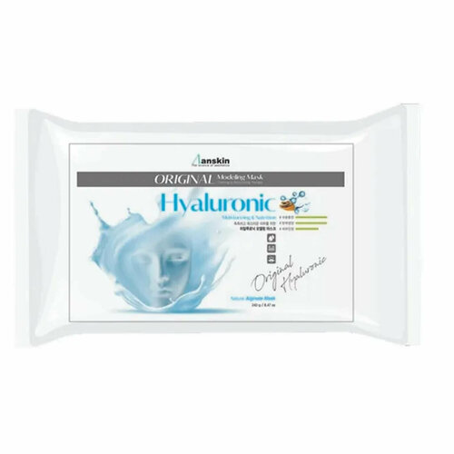 Anskin Original Маска для лица косметическая, альгинатная с гиалуроновой кислотой Hyaluronic Modeling Mask, 240гр