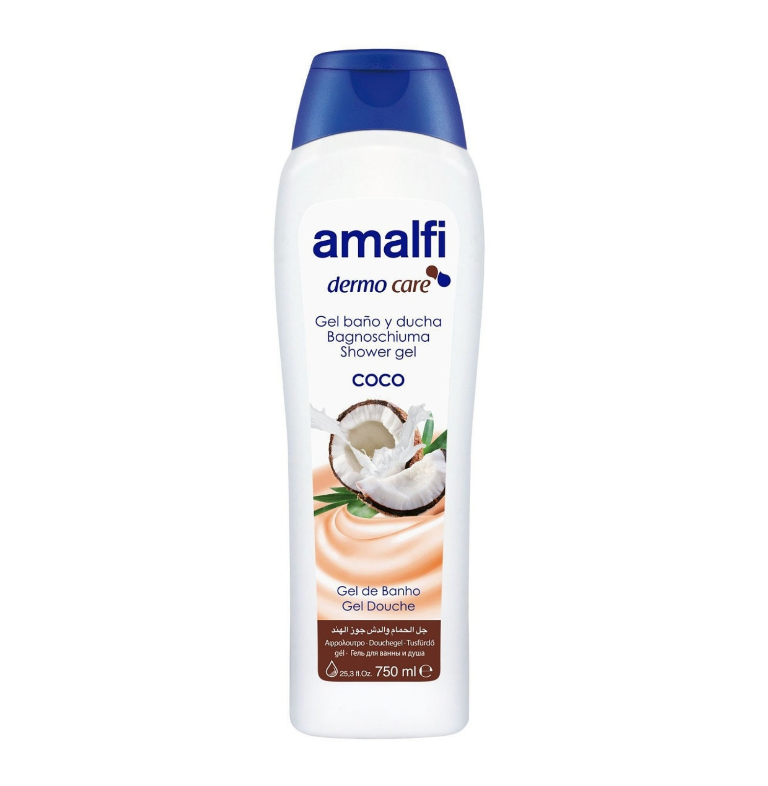 Амалфи / Amalfi dermo care - Гель для ванны и душа Coco 750 мл