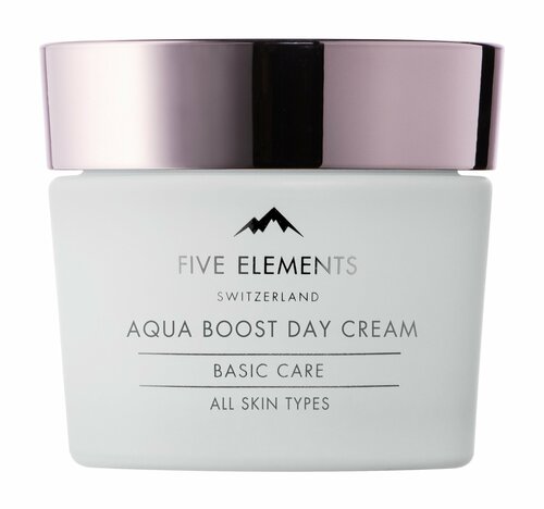 FIVE ELEMENTS Aqua Boost Day Cream Крем дневной для лица увлажняющий, 50 мл