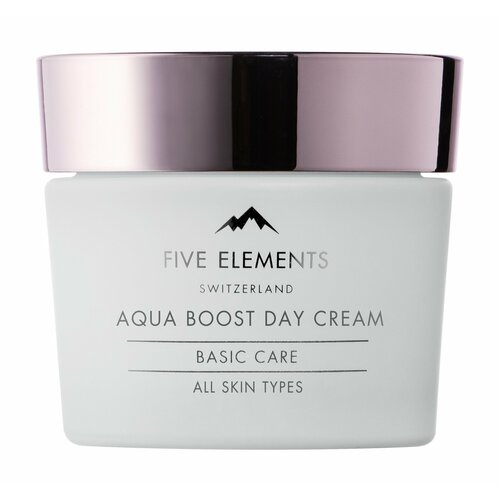 FIVE ELEMENTS Aqua Boost Day Cream Крем дневной для лица увлажняющий, 50 мл