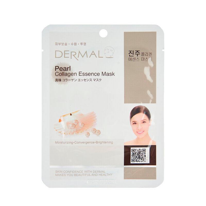 Маска для лица тканевая Dermal Pearl Collagen Essence Mask 23 г