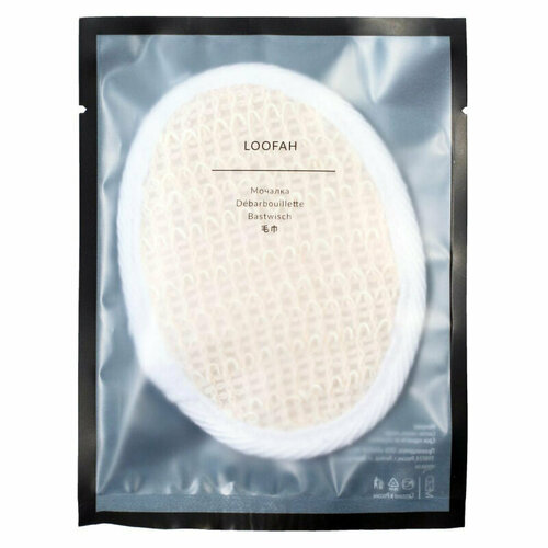 Мочалка для тела Noir (Сизаль), пакет, 100шт/уп, 1587631