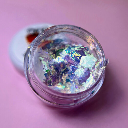 Изображение товара Хлопья Юки Zoo Nail Art радужные №1800 0,2 г