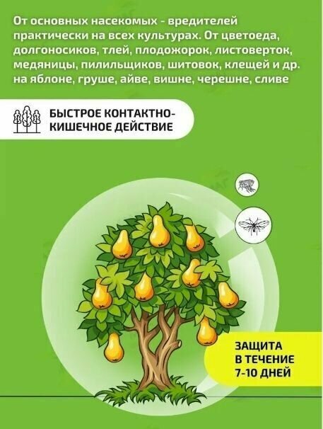 Защита плодовых культур от болезней хорус, 3 шт по 1 гр / Зелена Аптека Садовода