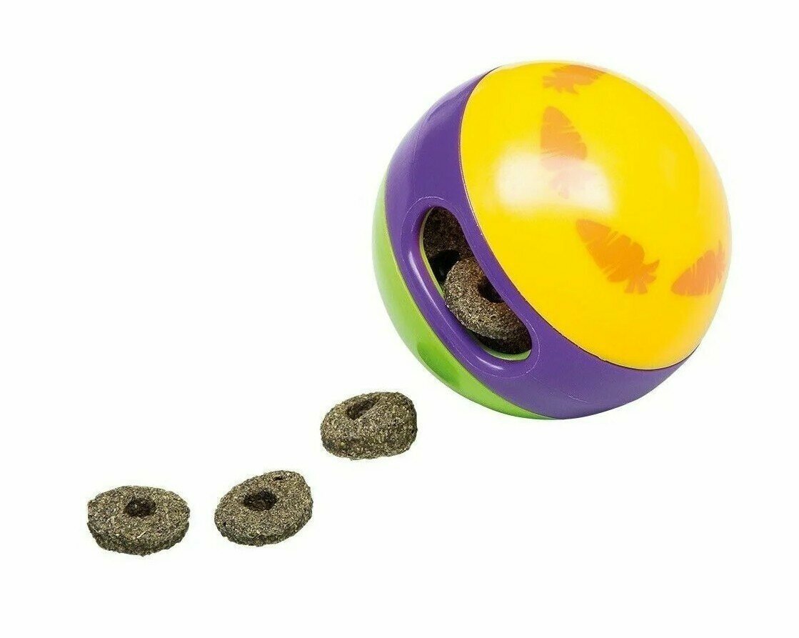 Игрушка для грызунов кроликов Ferplast PA 4730 диспенсер для корма 6 см