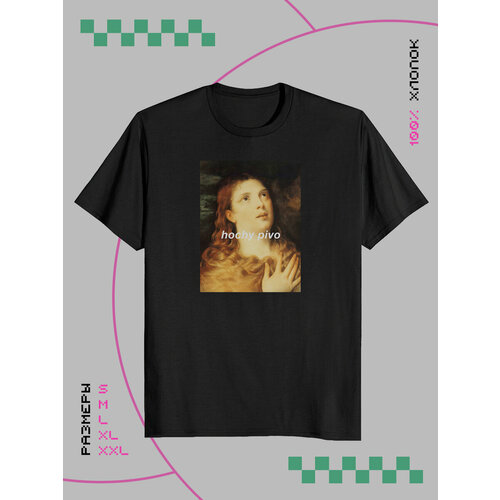 фото Футболка размер m, черный keks