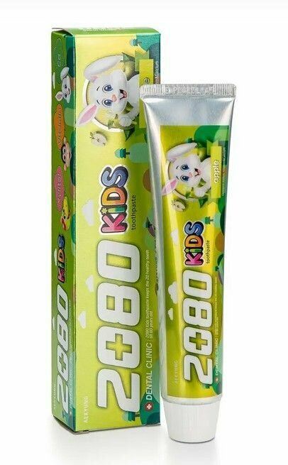 Kerasys DC 2080 Toothpaste Kids Детская зубная паста, яблоко 80 г (Kerasys, ) - фото №18