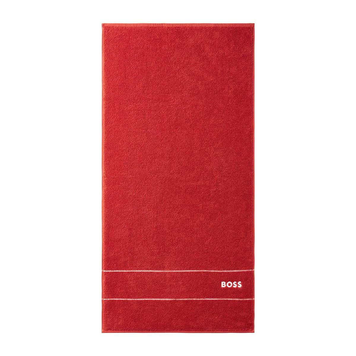 Полотенце Hugo Boss Plain Red 100x150 см - фотография № 2