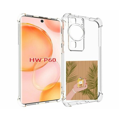 Чехол MyPads запах-шанель-номер-5 для Huawei P60 задняя-панель-накладка-бампер чехол mypads запах шанель номер 5 для samsung galaxy a04 задняя панель накладка бампер