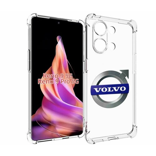 Чехол MyPads volvo мужской для OPPO Reno 9 / Reno 9 Pro задняя-панель-накладка-бампер