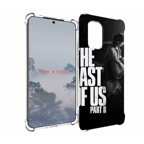 Чехол MyPads The Last of Us Part II Элли для Nokia X30 5G задняя-панель-накладка-бампер