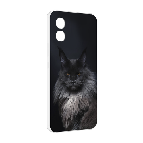 Чехол MyPads кошка мейн кун 2 для Honor X5 задняя-панель-накладка-бампер