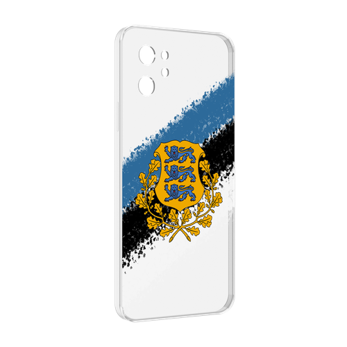Чехол MyPads герб флаг эстонии-2 для UMIDIGI A13 / A13S / A13 Pro задняя-панель-накладка-бампер