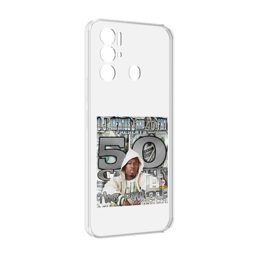 Чехол MyPads 50 Cent - The Payback для Tecno Pova Neo 4G задняя-панель-накладка-бампер