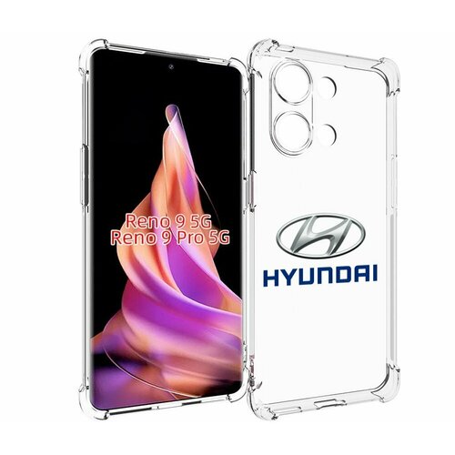 Чехол MyPads hyundai-4 мужской для OPPO Reno 9 / Reno 9 Pro задняя-панель-накладка-бампер чехол mypads альфа ромео 2 мужской для oppo reno 9 reno 9 pro задняя панель накладка бампер