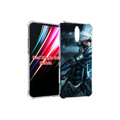 Чехол MyPads Metal Gear Rising Revengeance для ZTE Nubia Red Magic 1 5G задняя-панель-накладка-бампер чехол mypads metal gear rising revengeance для xiaomi poco m4 5g задняя панель накладка бампер