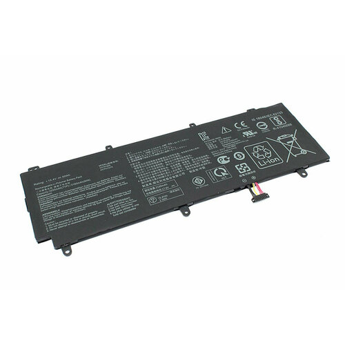 Аккумулятор C41N1805 для ноутбука Asus ROG Zephyrus S GX531GS 15.4V 3160mAh черный lmdtk new c41n1828 аккумулятор для ноутбука asus zephyrus s gx531 gx531gw gx531gv gx531gx gx531gxr gx531gw ah76 15 44 v