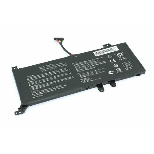 аккумуляторная батарея для ноутбука asus a412fa c21n1818 7 7v 3800mah oem Аккумулятор OEM (совместимый с C21N1818) для ноутбука Asus A412FA 7.7V 3800mAh черный