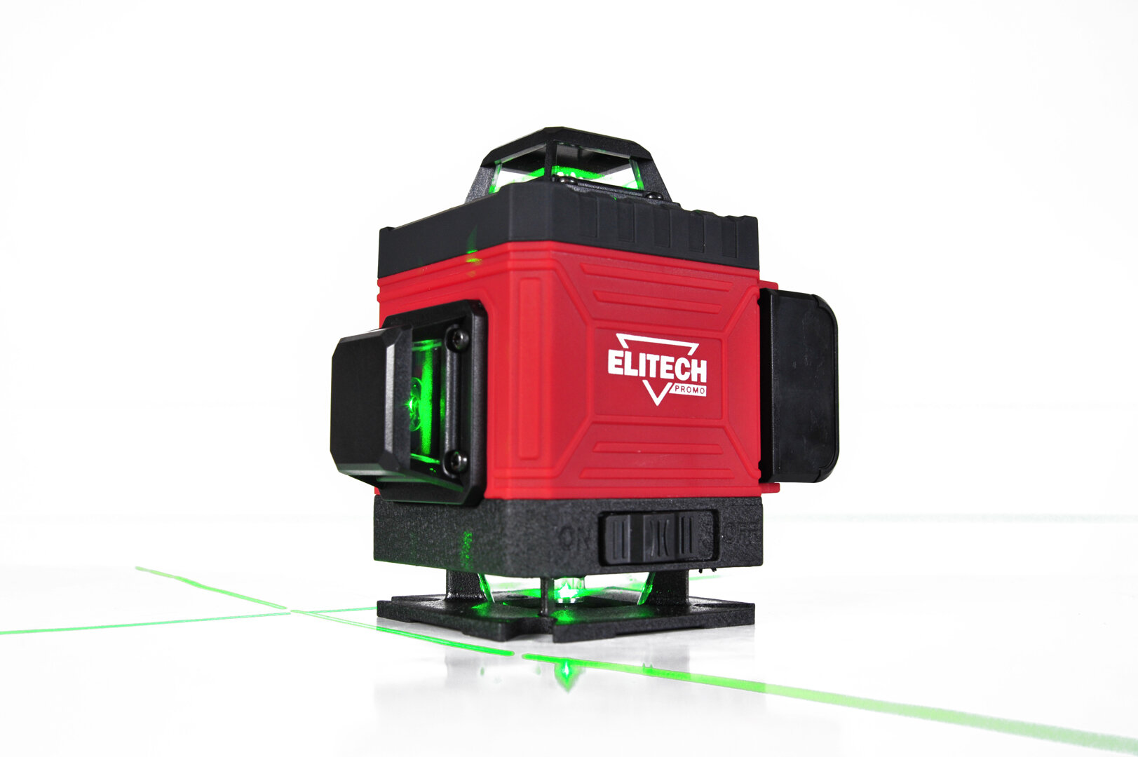 Уровень лазерный Elitech ЛН 4/360-ЗЕЛ зеленый луч, 25 м