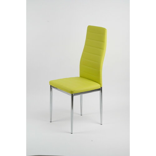 Стул Премиум/для кухни/столовой/ спальни/прихожей/кафе/фастфуд/эко кожа/металлический каркас/салатовый/1 шт.
