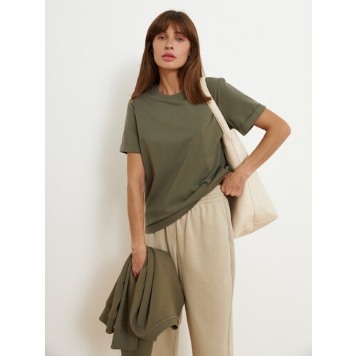 фото Футболка annemore, размер l, зеленый