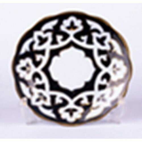 Тарелка десертная 17см «Пахта» с позолотой