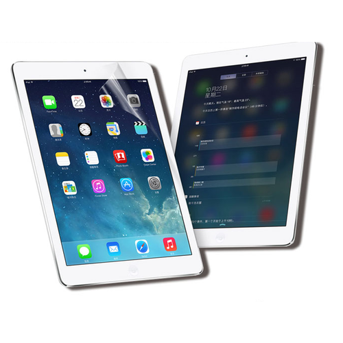 Защитная пленка MyPads для планшета Apple iPad 9.7 (2017) и Apple iPad 9.7 (2018) - A1822, A1823, A1893, A1954 глянцевая screen protector film for apple ipad 5th gen 9 7 inch 2017 a1822 a1823 ipad 6th gen 2018 9 7 inch a1893 a1954 for tablet