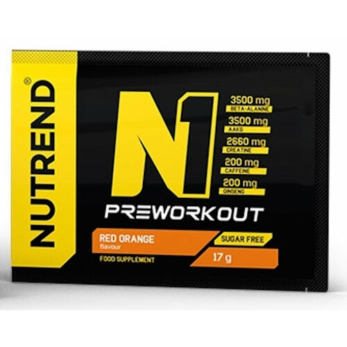 Предтреник NUTREND N1 PRE-WORKOUT 17 г, Красный апельсин