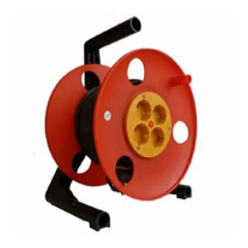 Удлинитель Протон 4х50м, на катушке, з/контакт, 16А, 3,5кВт, (ПВС 3х1,5) (1шт/уп) У1С-4-50 (1шт) (80699)