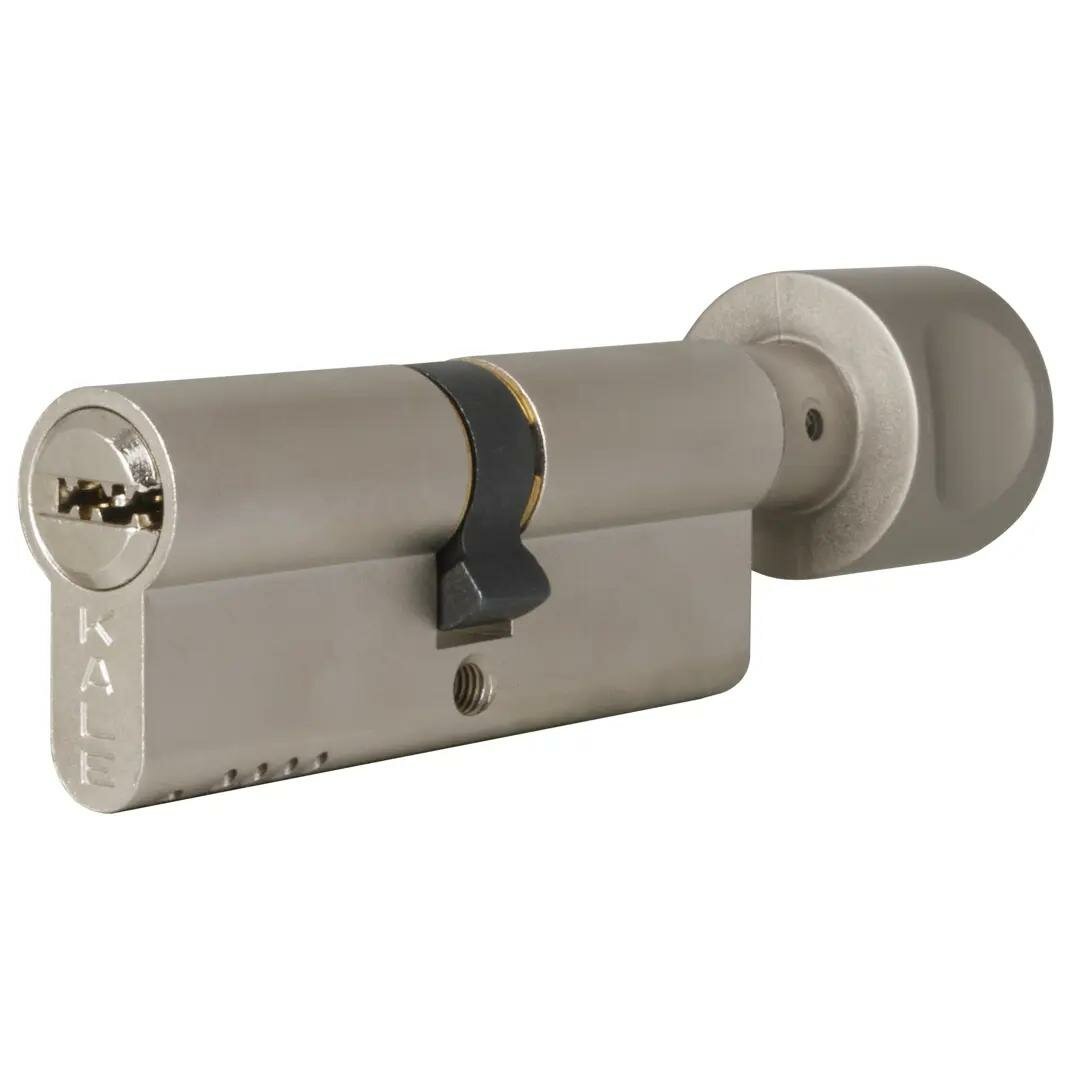 Цилиндр Kale Kilit 164 OBS 31x35 мм ключ/вертушка цвет никель