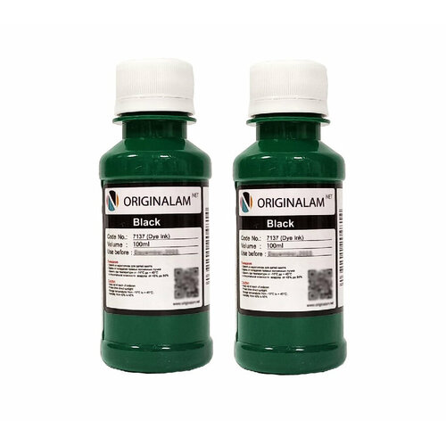 Чернила Originalamnet (Фото) для Epson 2 шт. по 100 мл (7137) (Black) t6710 maintenance ink tank chip resetter for epson wp 4515 wp 4020 wp 4520 wp 4530 wp 4533 wp 4590 wf 5111 px b750f b700 px 675f