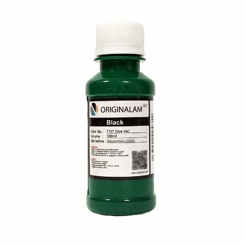 Чернила Originalamnet (Фото) водные для Epson, 100 мл (7137) (Black) t6710 maintenance ink tank chip resetter for epson wp 4515 wp 4020 wp 4520 wp 4530 wp 4533 wp 4590 wf 5111 px b750f b700 px 675f