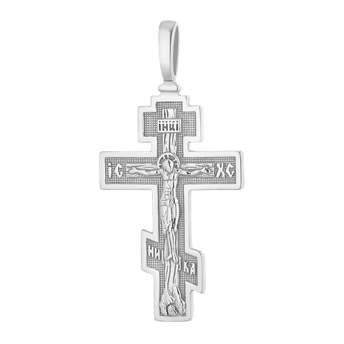 Крестик Ювелир Карат, серебро, 925 проба, родирование крест серебряный арт 2034317 91