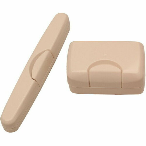 Набор путешественника Дуэт Бежево-розовый 286₽