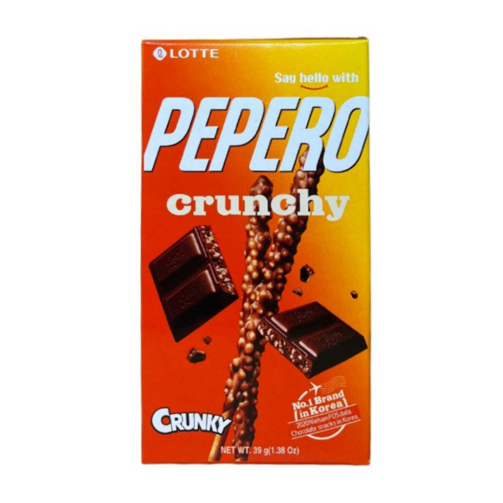 Соломка в шоколаде Lotte Pepero Crunchy 32 г, 3 шт - фотография № 2