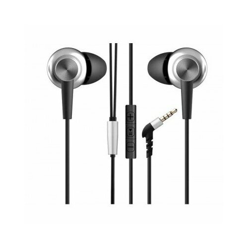 Наушники проводные с басами Abingo M760i интерфейс 35 мм стереонаушники внутриканальные с шумоподавлением и микрофоном черные 189000₽